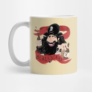 Blackbeard Pirate Character Mug